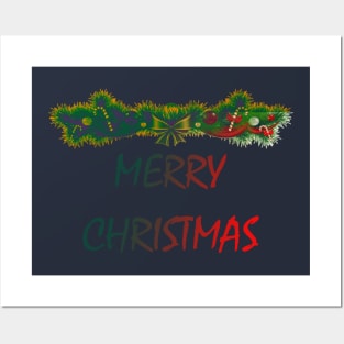 merry christmas Posters and Art